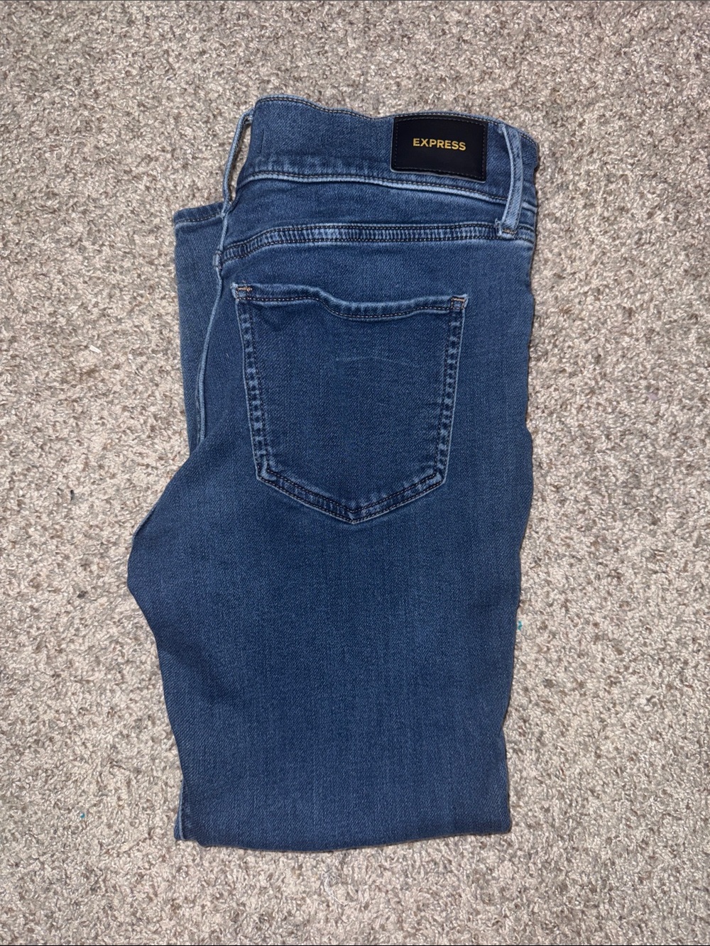 Express Midnight Blue Stretch Jeans